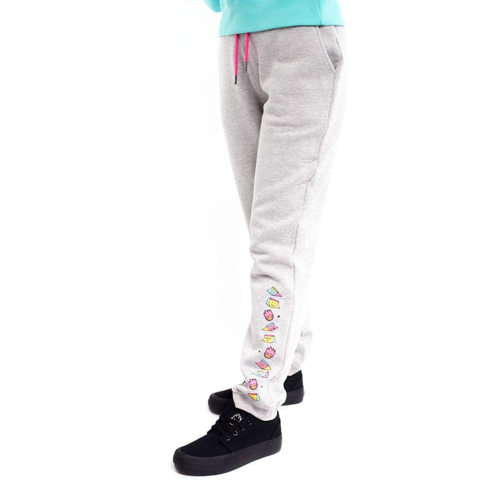 Jogger mujer skate like a girl gris melange Spitfire-1
