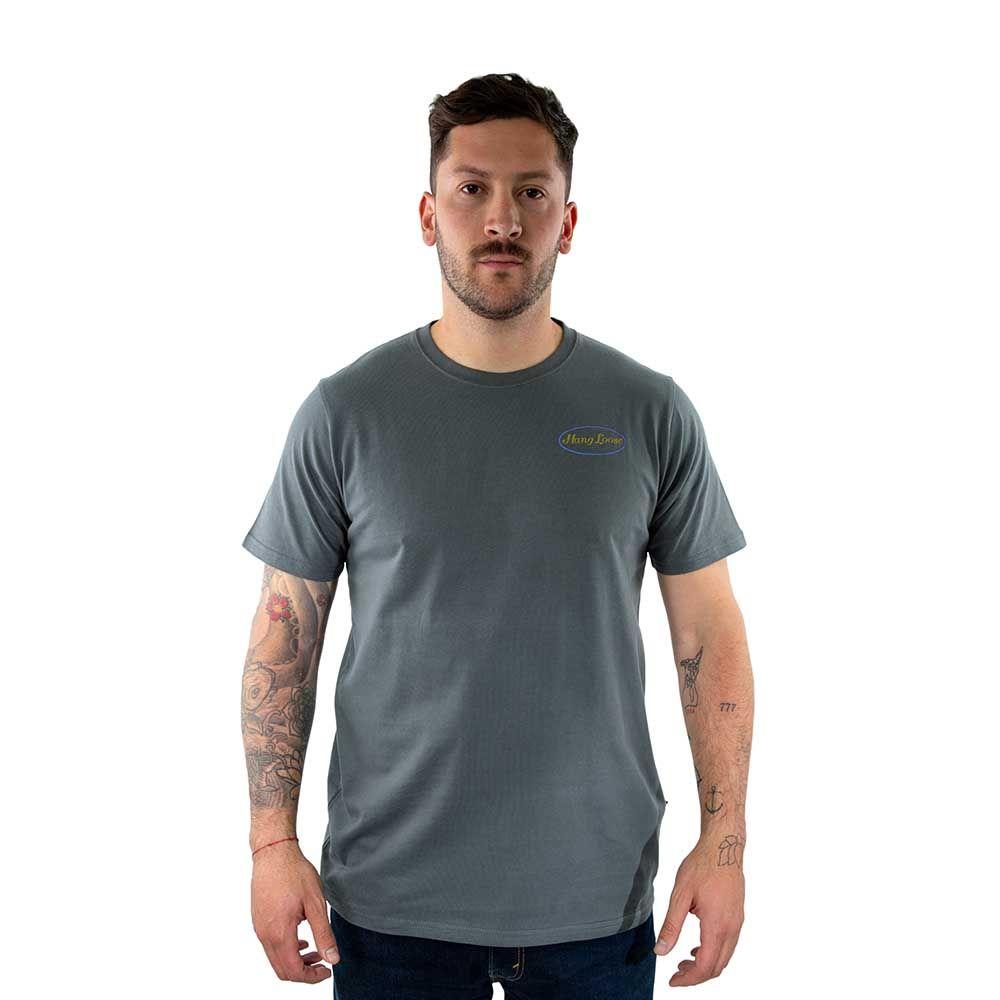 Polera Manga Corta Hombre Cali Gris Oscuro Hang Loose-0