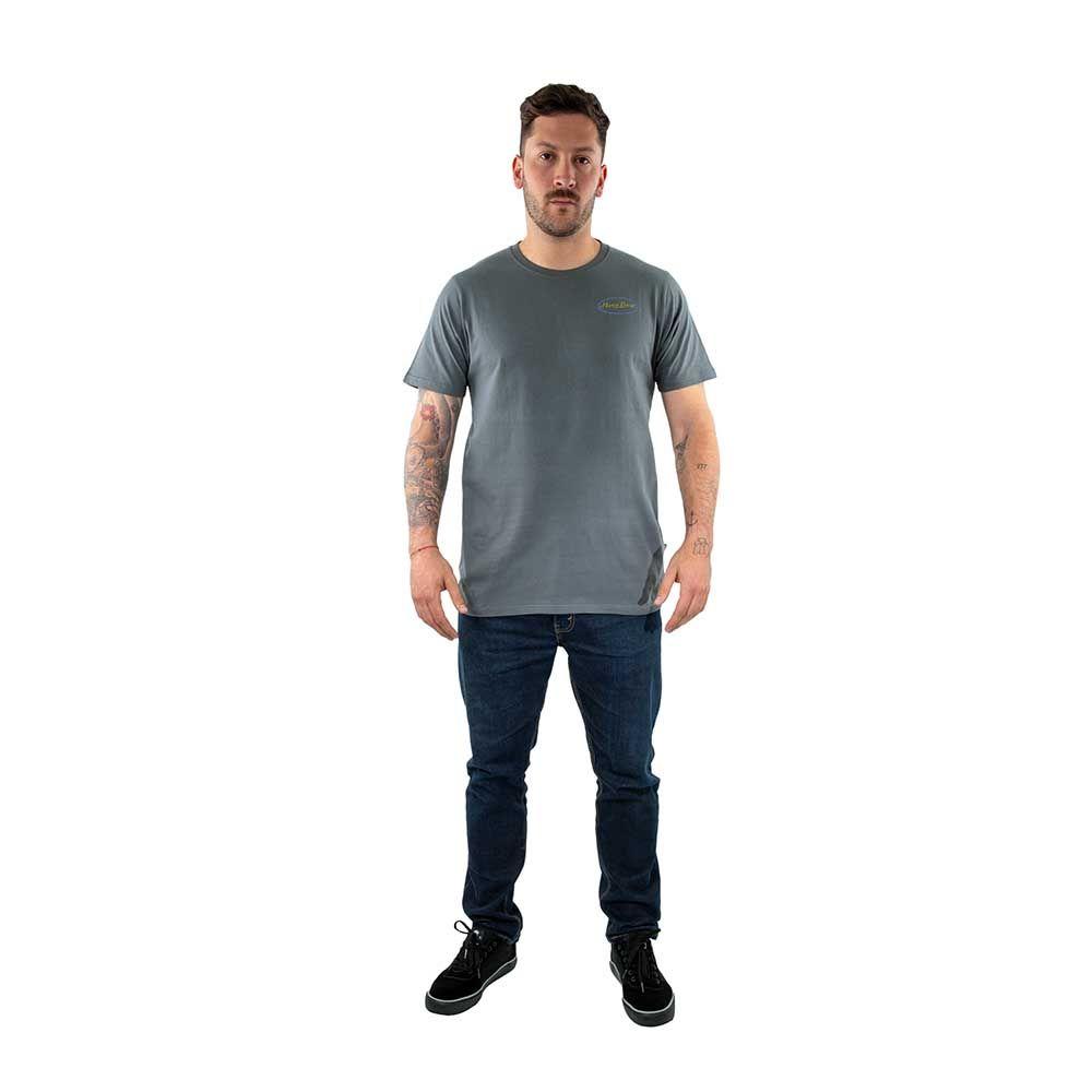 Polera Manga Corta Hombre Cali Gris Oscuro Hang Loose-4