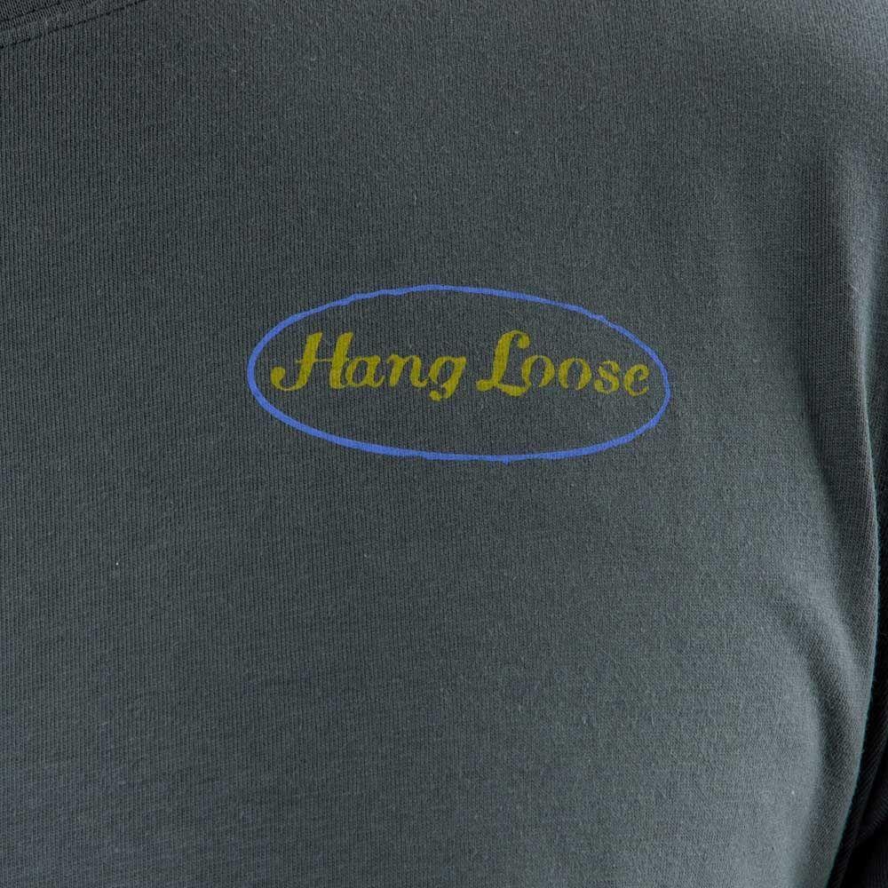 Polera Manga Corta Hombre Cali Gris Oscuro Hang Loose-1