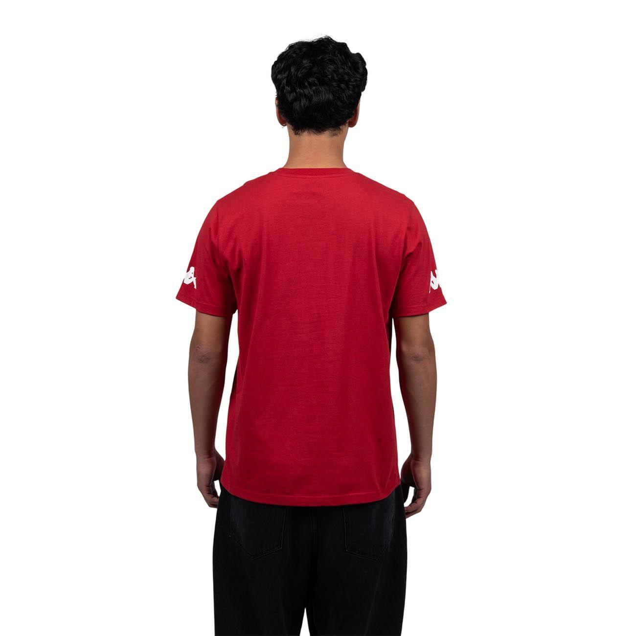 Polera Hombre Kappa Rojo Pure Logo Omini-2