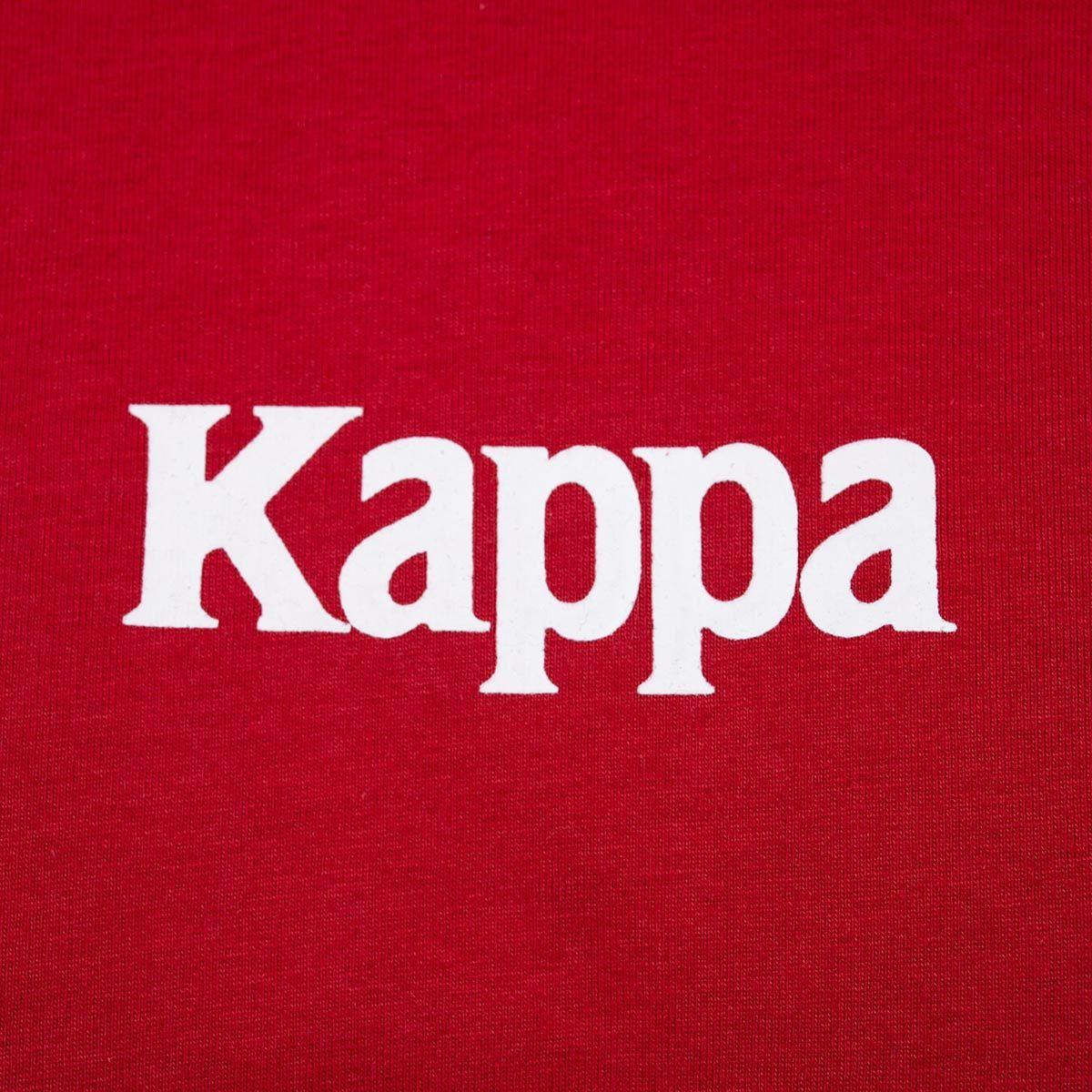 Polera Hombre Kappa Rojo Pure Logo Omini-3