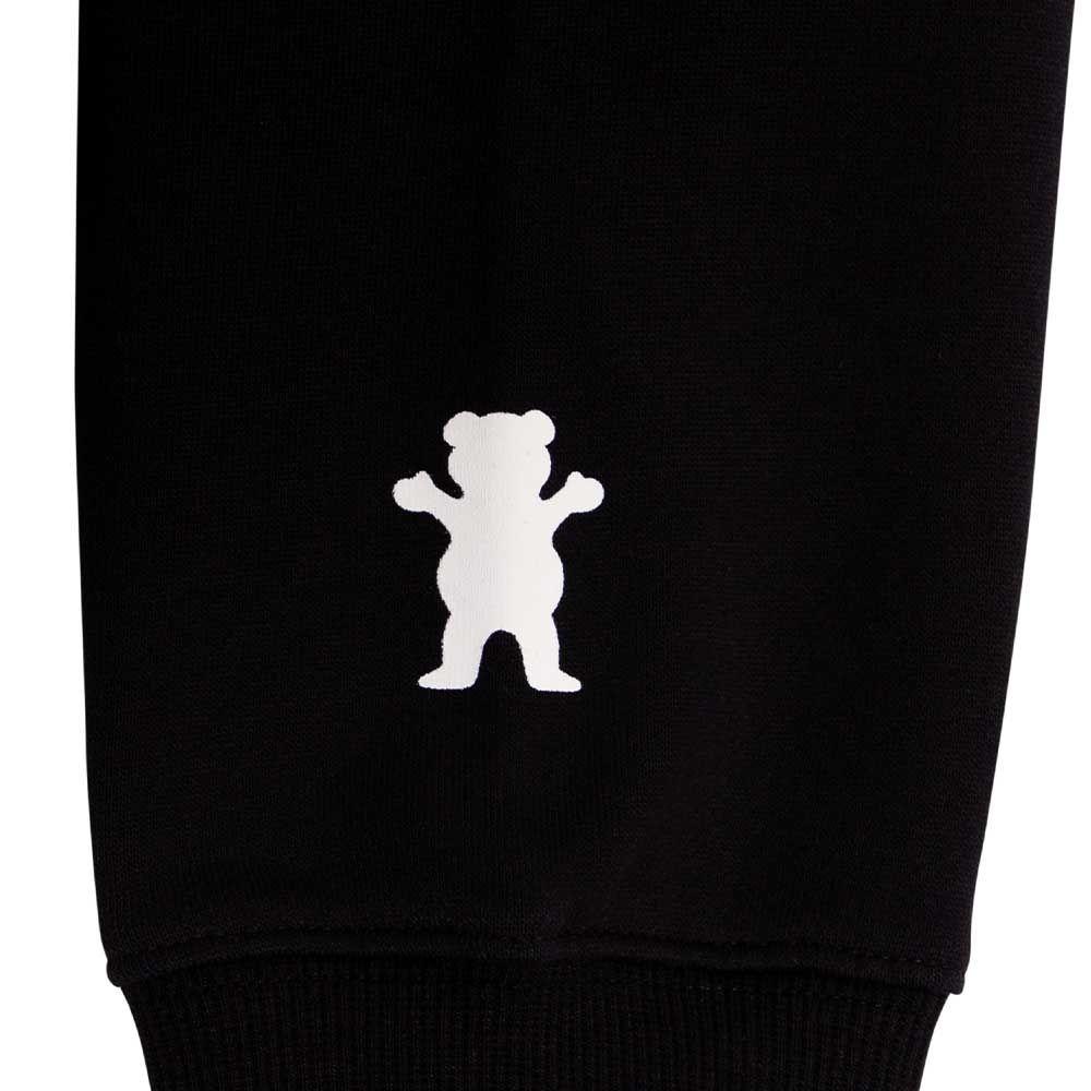 Polerón Hombre Grizzly Griptape Print Script Negro-3