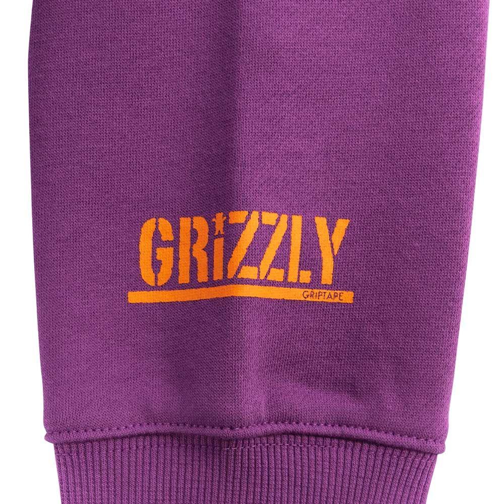 Polerón Hombre Grizzly Griptape Print OG Bear Basic Morado-3