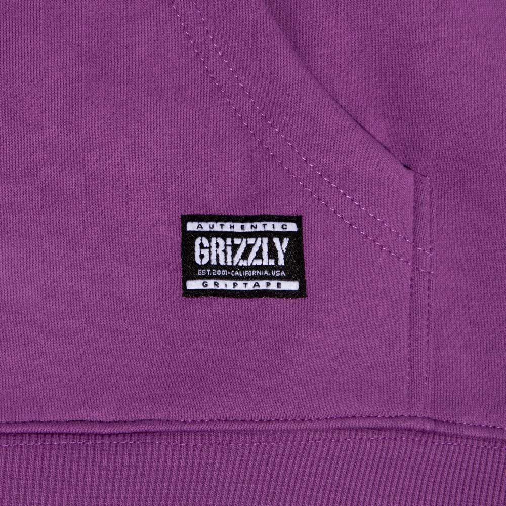 Polerón Hombre Grizzly Griptape Print OG Bear Basic Morado-4