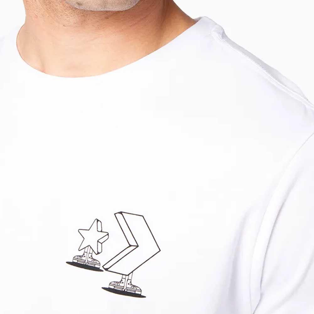 Polera Manga Corta Blanco Holiday Skate Converse-2