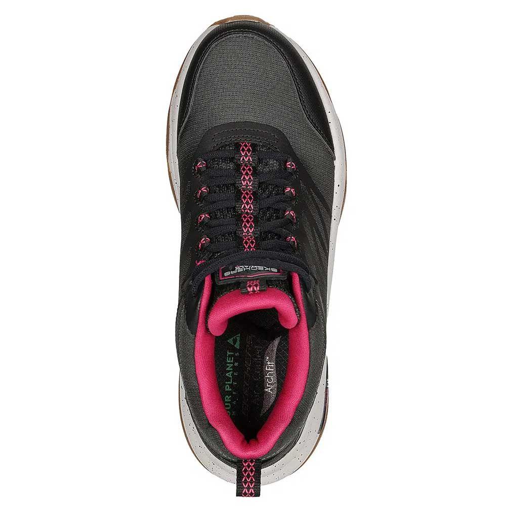 Zapatillas Outdoor Skechers Mujer Go Walk Arch Fit Negro 124440-BKRD-3