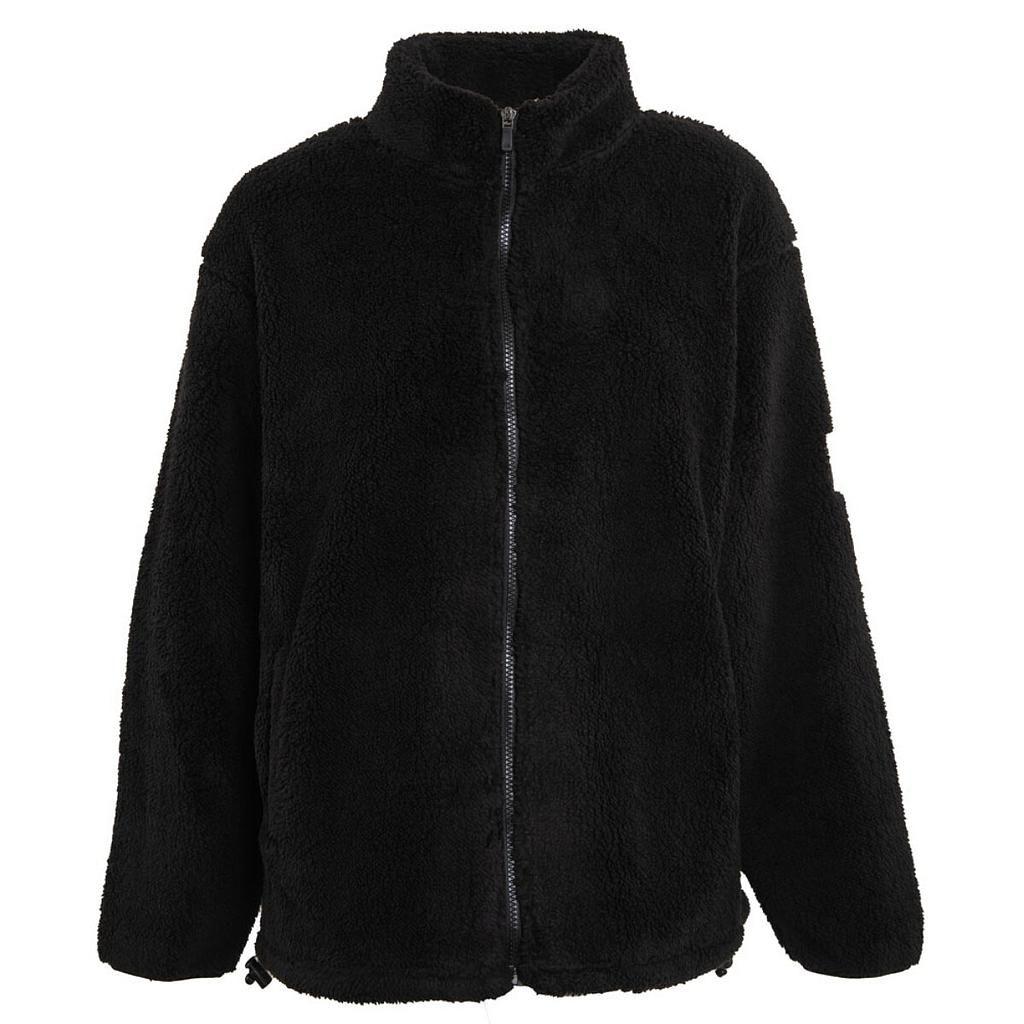 Polar De Mujer Kappa Full Zipper Negro-0