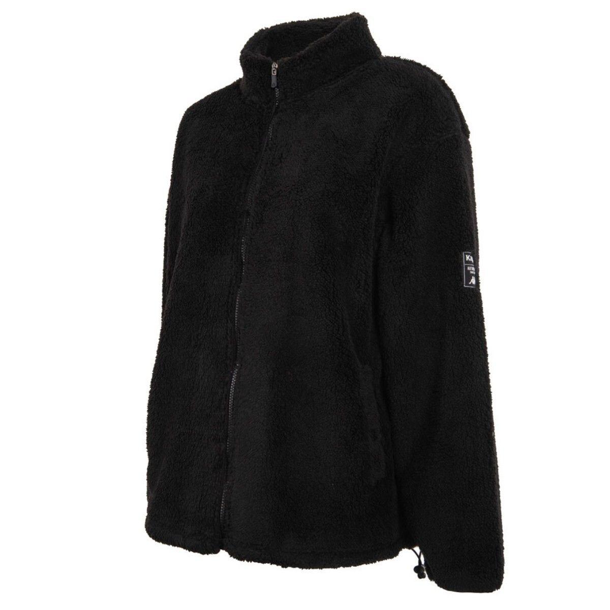 Polar De Mujer Kappa Full Zipper Negro-1