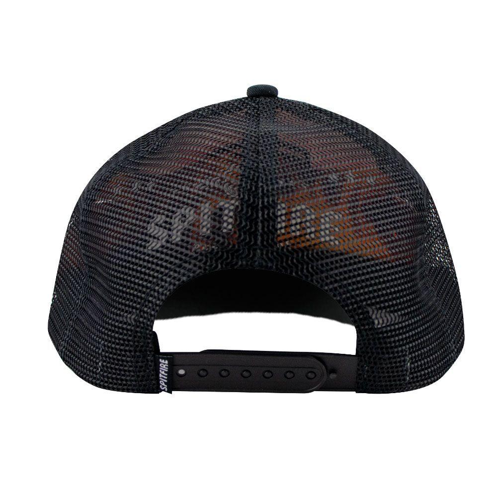 Gorro Trucker Shield SPF Tie Dye Burdeo Negro Spitfire-3