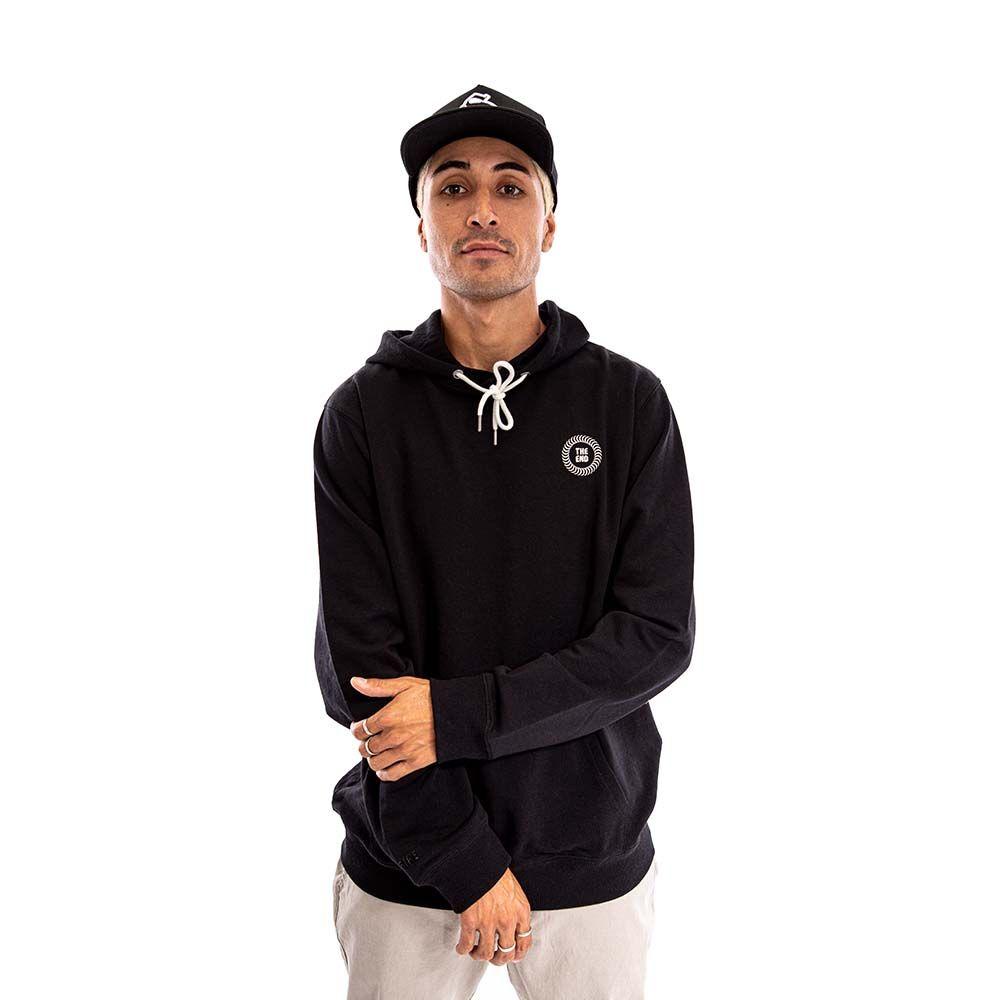 Polerón Negro Hoodie Unisex Spitfire Hombre-1