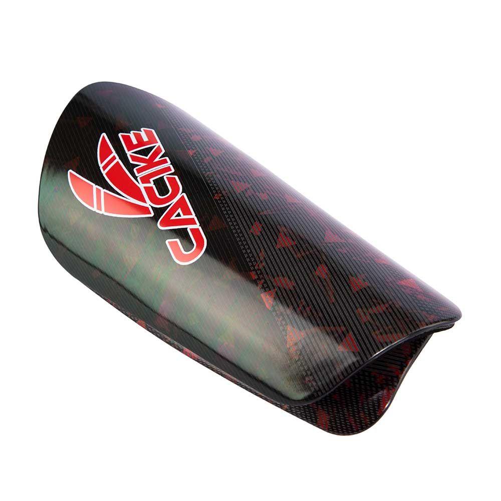 Canilleras De Futbol Cac1Ke Logo Negro-Rojo-2