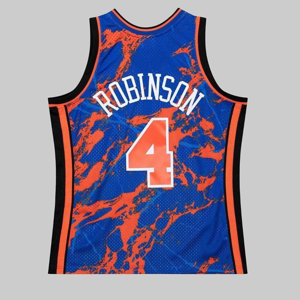 Camiseta Mitchell and Ness NBA NY Knicks Nate Robinson 4 Marble-1
