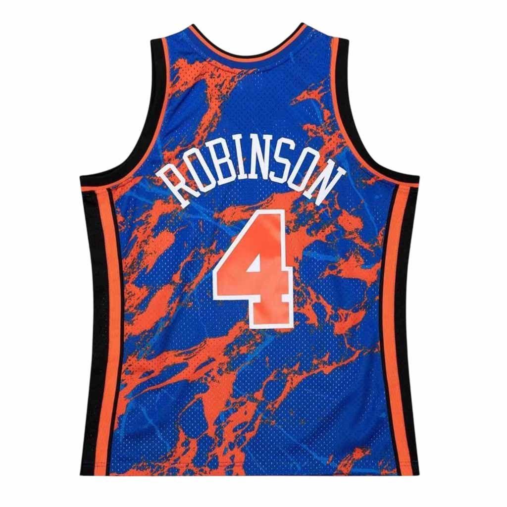 Camiseta Mitchell and Ness NBA NY Knicks Nate Robinson 4 Marble-2