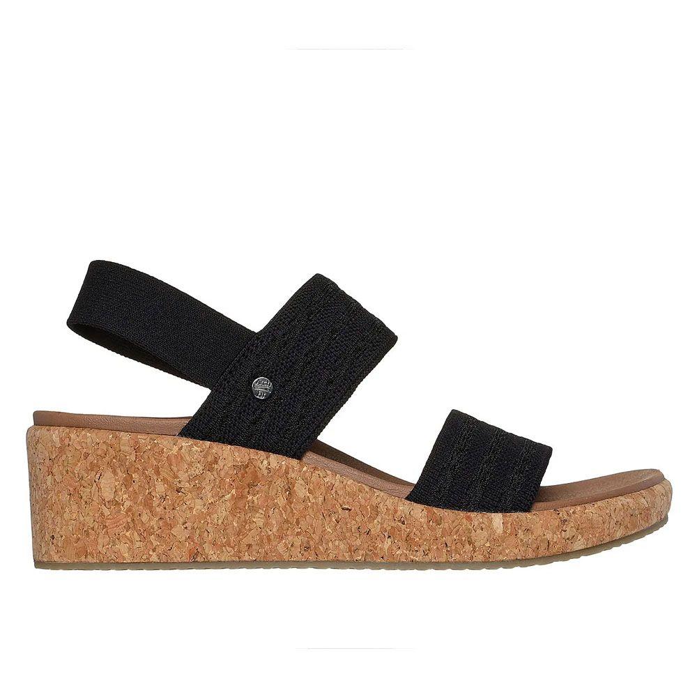 Sandalias Urbanas Mujer Skechers Arch Fit Beverlee Negro-0