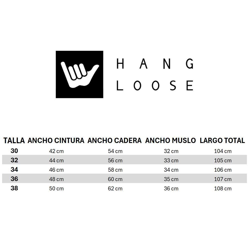Pantalon Washed Hombre Negro Hang Loose-7