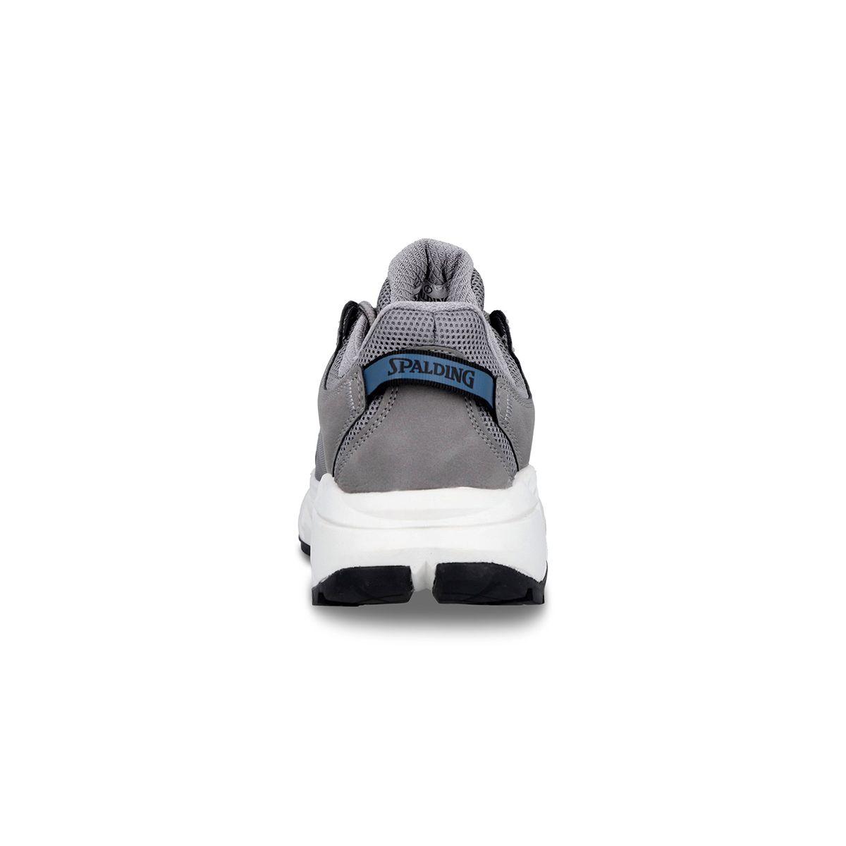 Zapatillas Trail Running Hombre Track Gris Azul Spalding-2