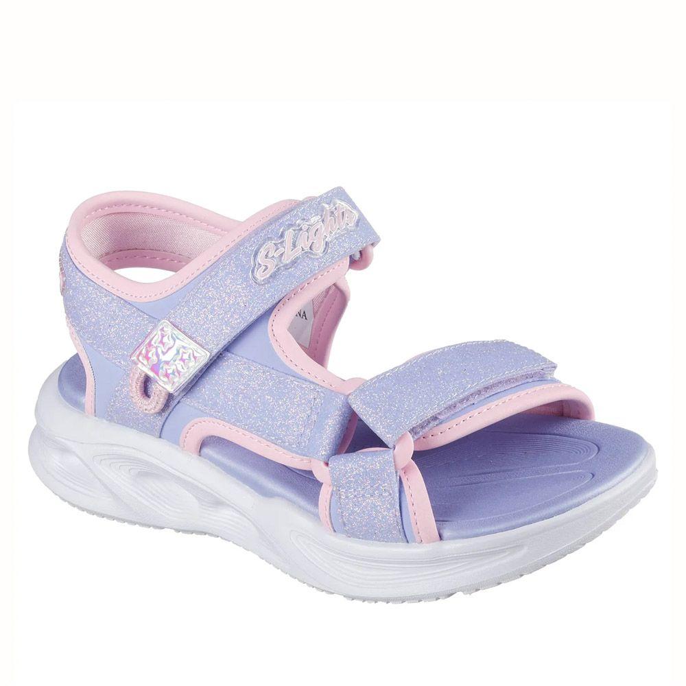 Sandalia Niña Skechers Sola Glow 303024L-LVLP-0