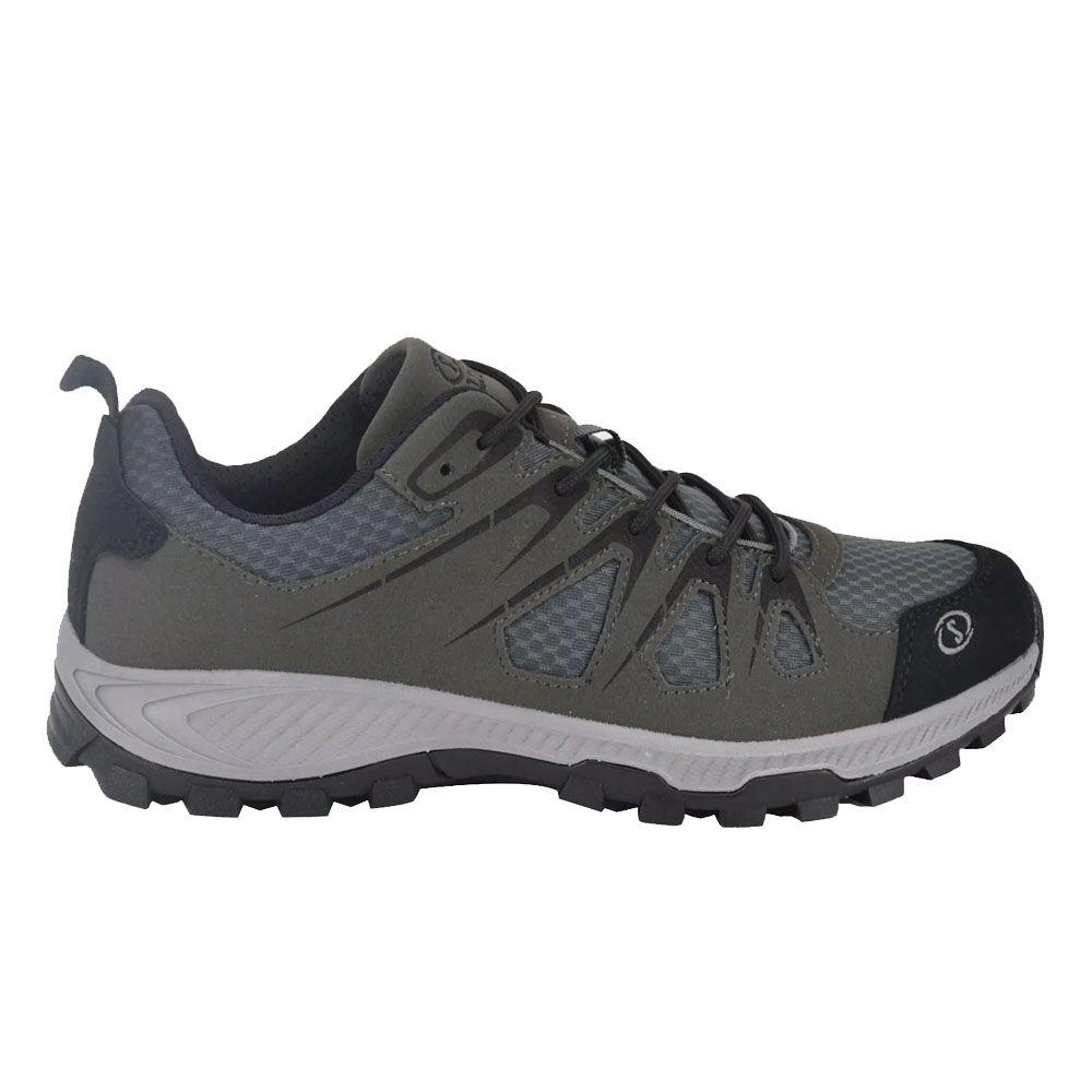 Zapatilla Outdoor Hombre Spalding Caña Baja ZMO3006 Gris Negro-0