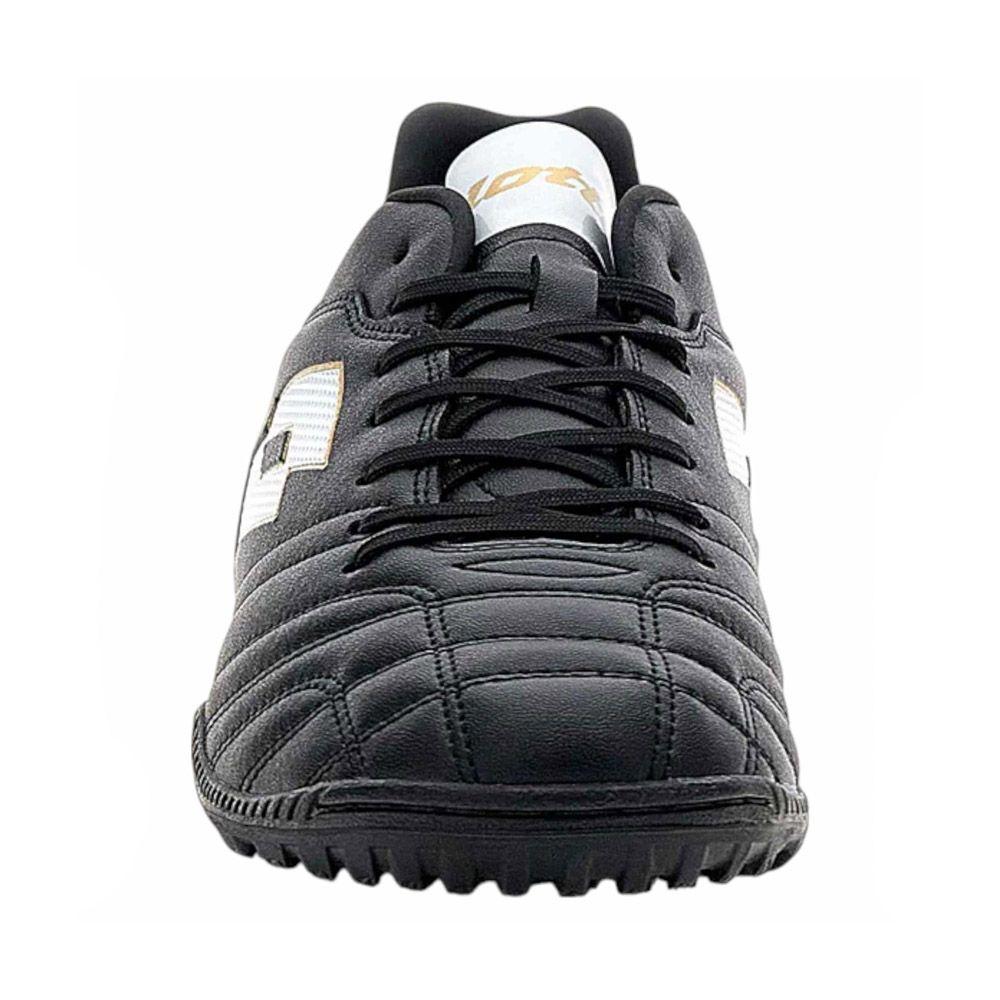 Zapato de Baby Futbol Hombre Lotto - Stadio 705 TF Negro Blanco-2