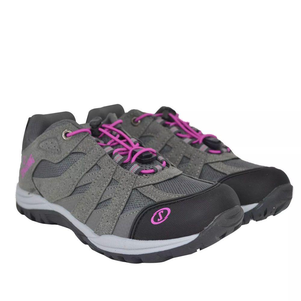 Zapatillas Mujer Outdoor Spalding ZFO3007 Gris Morado-2