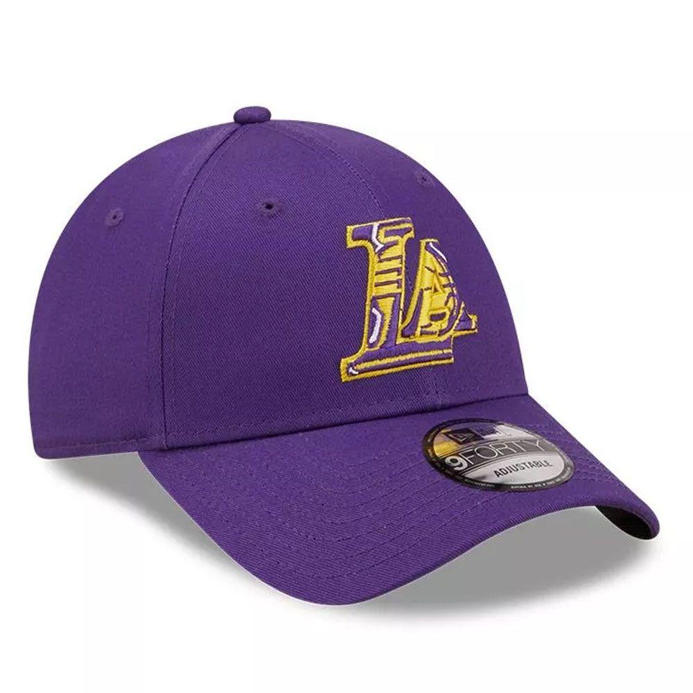 Jockey New Era Trucker Los Angeles Lakers NBA 9Forty Purple-2