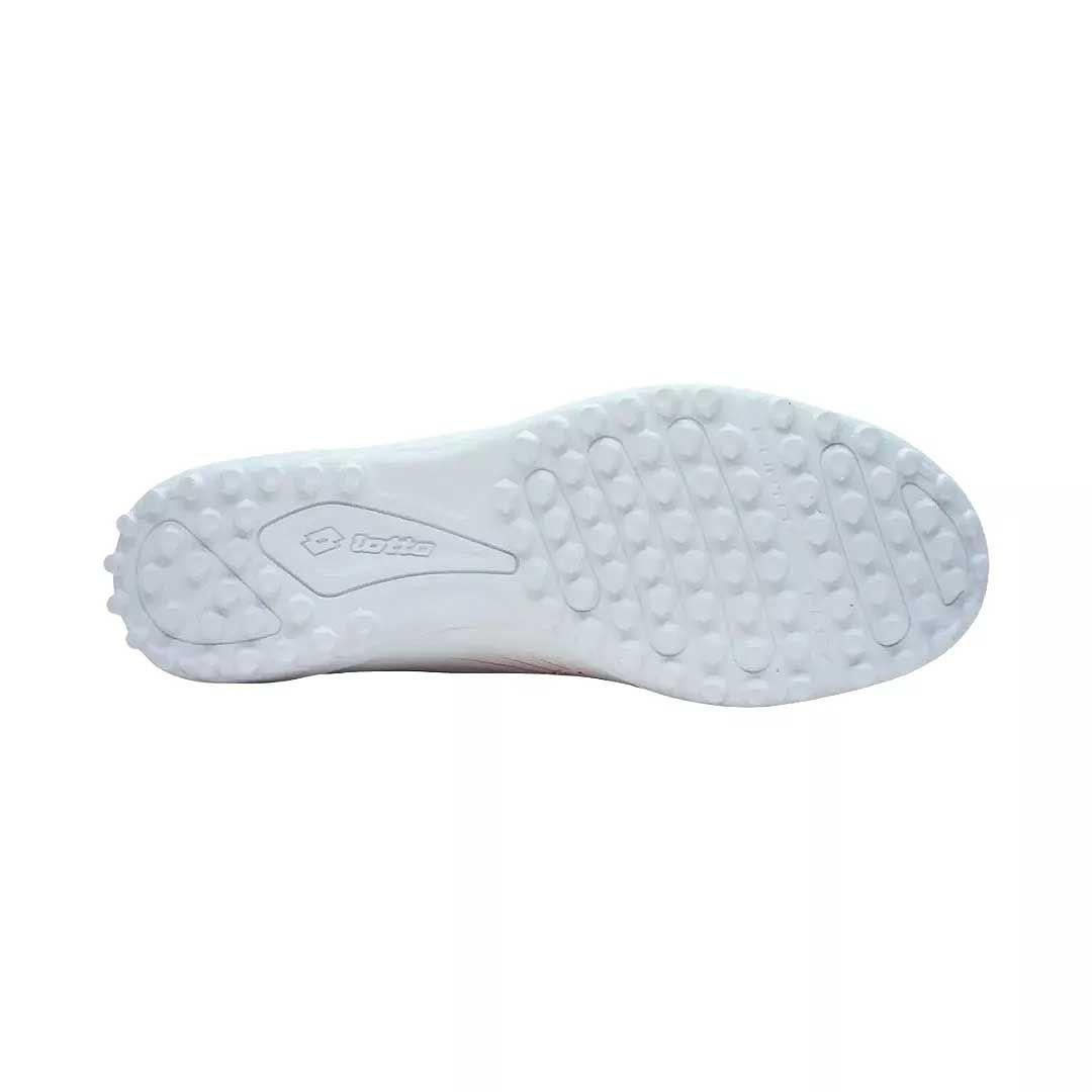 Zapato Baby Fútbol Niño Lotto Fiore Jr Turf Blanco Rojo-2