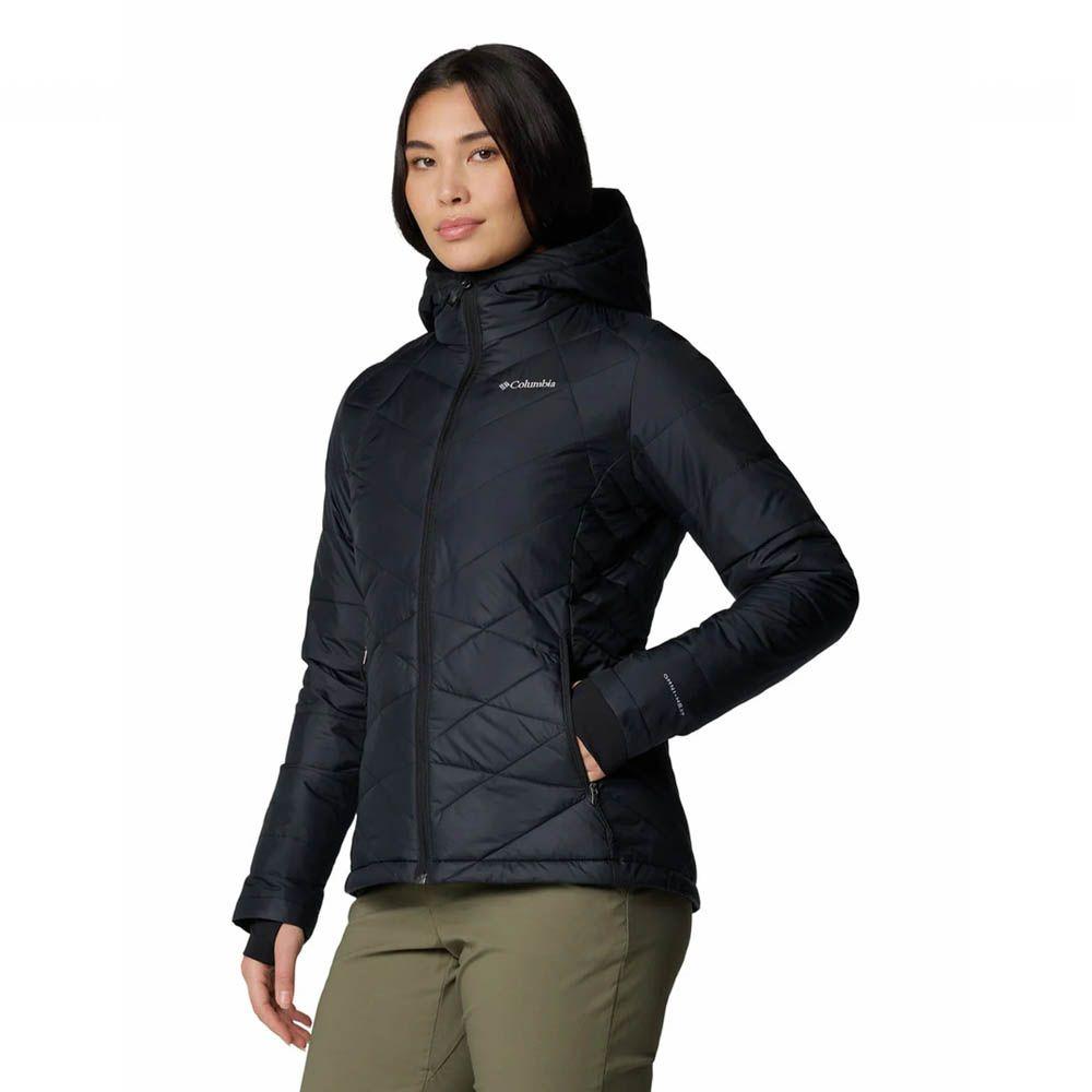 Parka Mujer Columbia Heavenly Hooded Jacket Negro-1