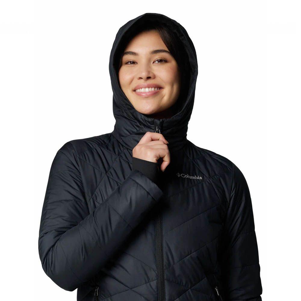 Parka Mujer Columbia Heavenly Hooded Jacket Negro-2