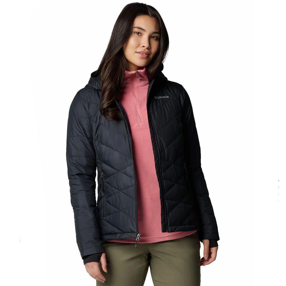 Parka Mujer Columbia Heavenly Hooded Jacket Negro-5