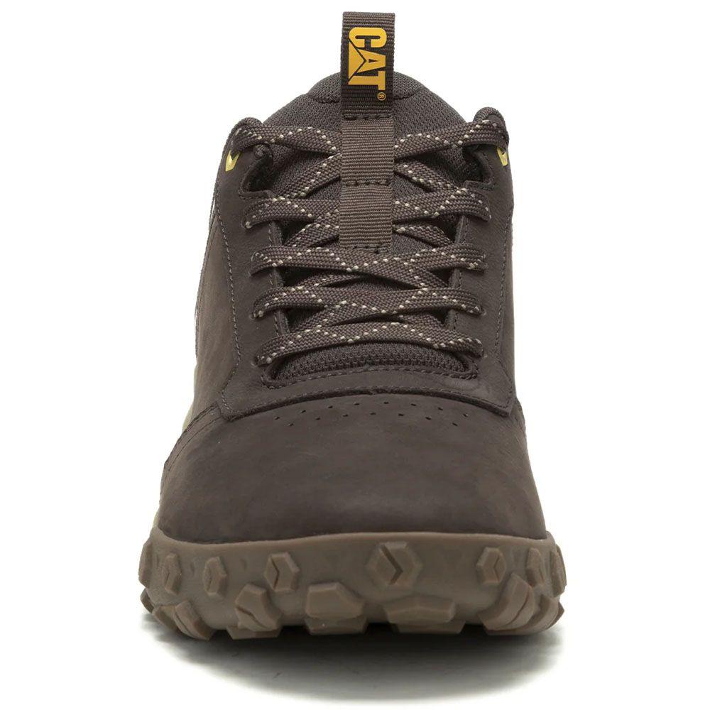 Zapatilla Cuero CAT Hombre Hex Ready Lo Café-3