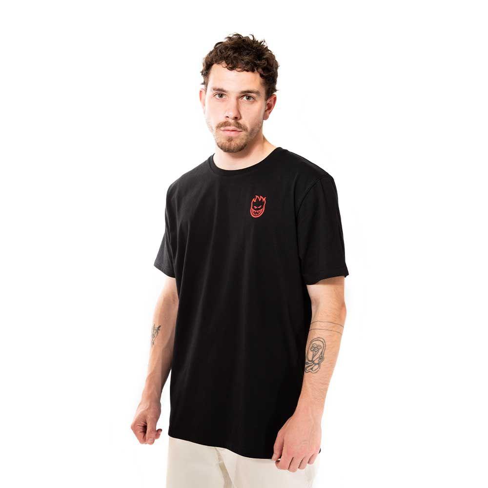 Polera Manga Corta Negro Vortex Spitfire-3