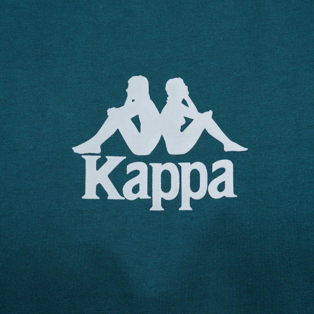 Polera Kappa Hombre Logo Front Verde-2