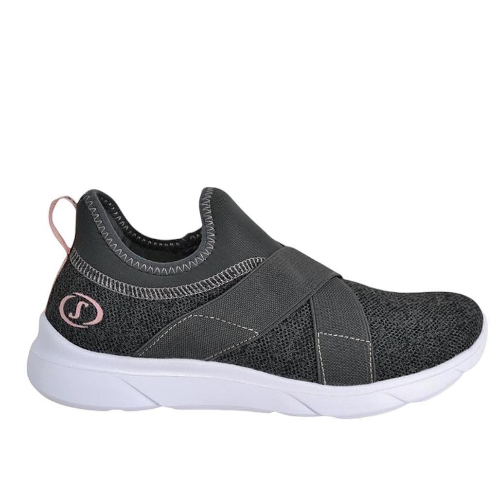 Zapatilla Mujer Urbana Mesh Spalding ZFF2025 Gris-0