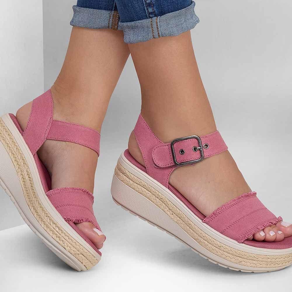 Sandalia Mujer Skechers Bobs Empress Rosado-5