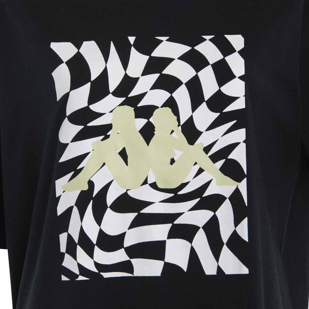 Polera Mujer Kappa Negro Deportiva Confort-3