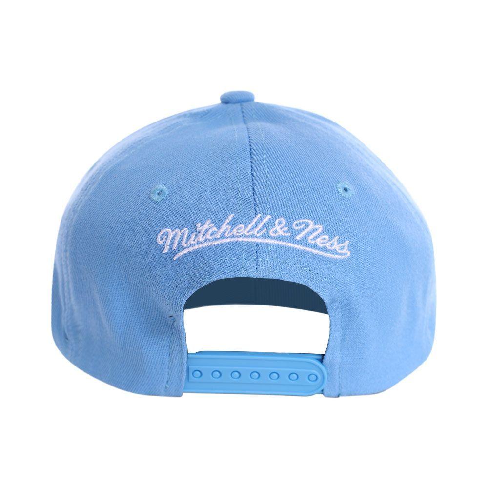 Gorro Angeles Lakers Visera Curva Blue Celeste Mitchell and Ness-1
