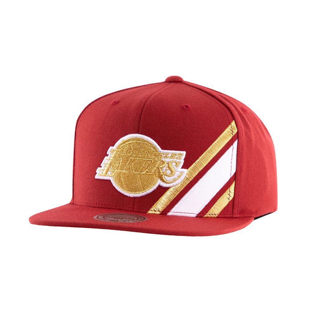 Gorro Angeles Lakers Gold Burdeo Mitchell And Ness-3