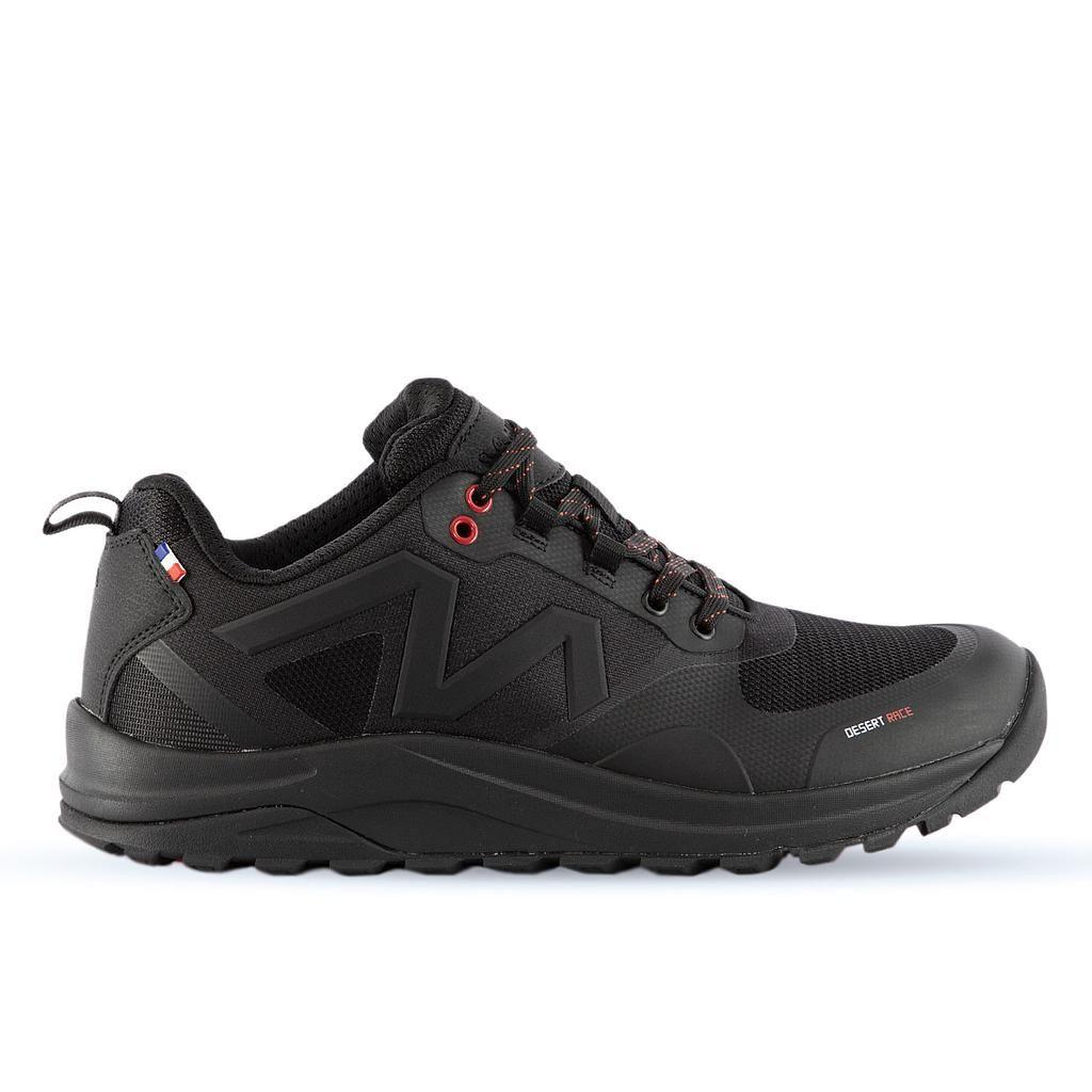 Zapatilla Hombre Trail Running Negro Rojo Desert Race Dr28 Michelin Footwear-0