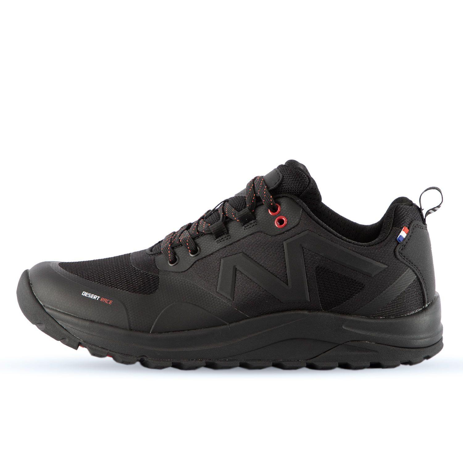 Zapatilla Hombre Trail Running Negro Rojo Desert Race Dr28 Michelin Footwear-1