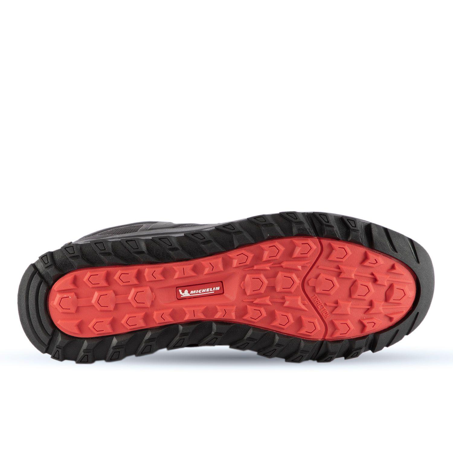 Zapatilla Hombre Trail Running Negro Rojo Desert Race Dr28 Michelin Footwear-3