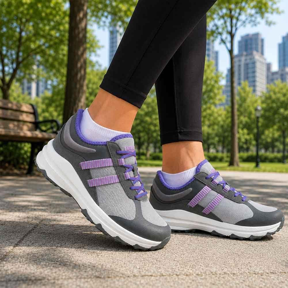 Zapatillas Outdoor Spalding Mujer Trail ZFT2006 Gris-5