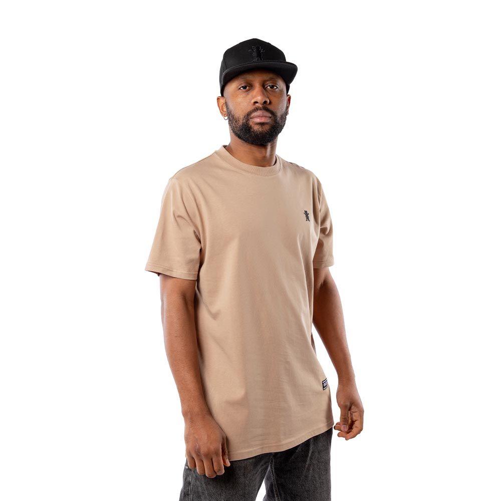 Polera Hombre Grizzly Griptape Embroidered OG Bear Beige-2