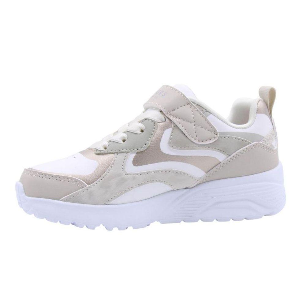 Zapatillas Urbanas Niña Skechers Uno Lite Metallic 310380L-NAT-1