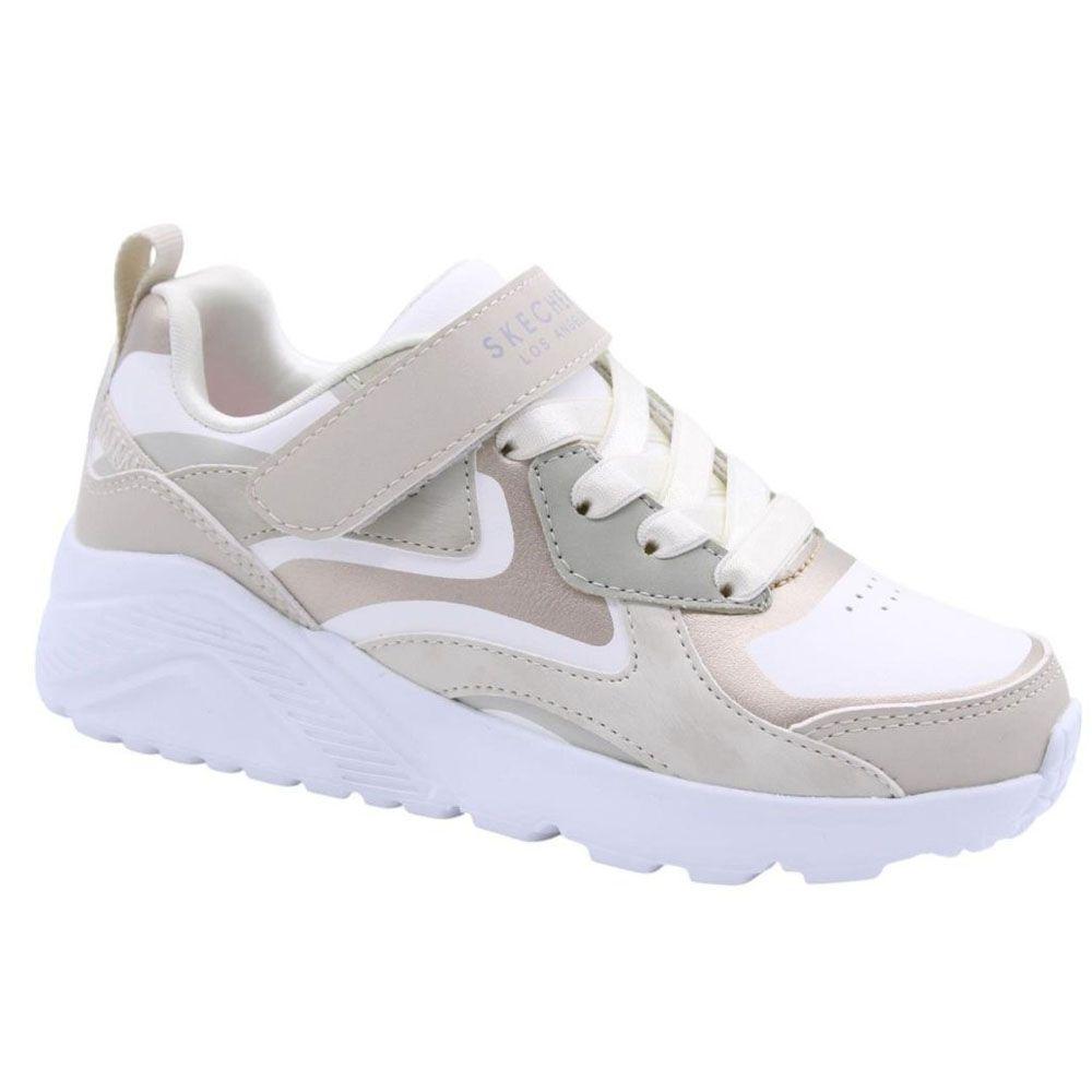 Zapatillas Urbanas Niña Skechers Uno Lite Metallic 310380L-NAT-2