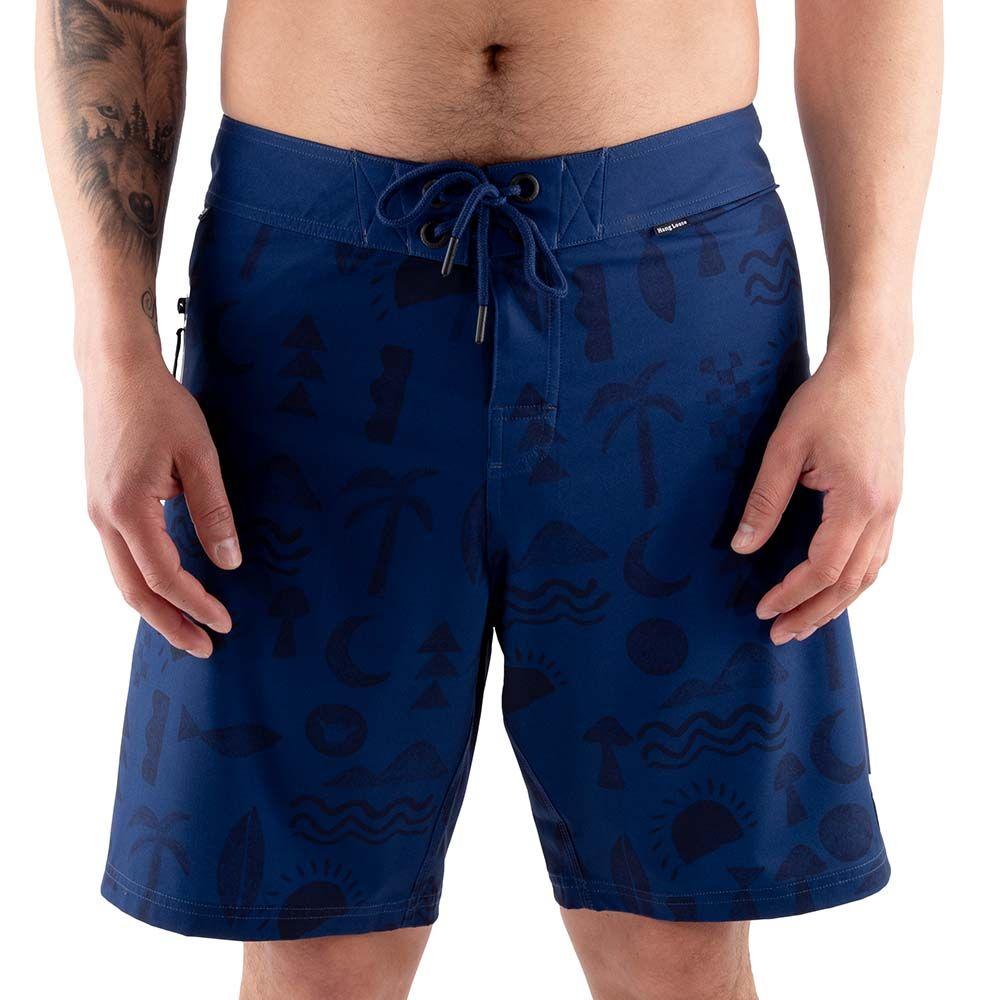 Traje De Baño Hombre Elements Azul Hang Loose-0