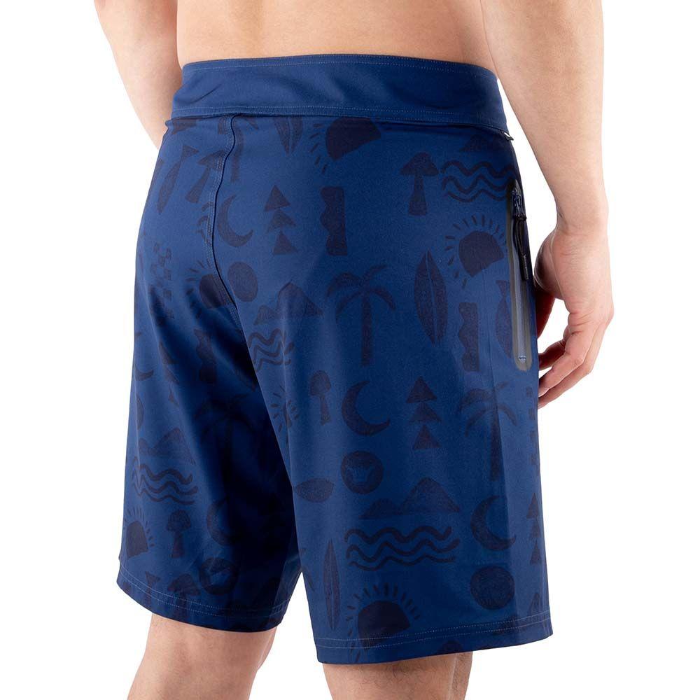 Traje De Baño Hombre Elements Azul Hang Loose-1