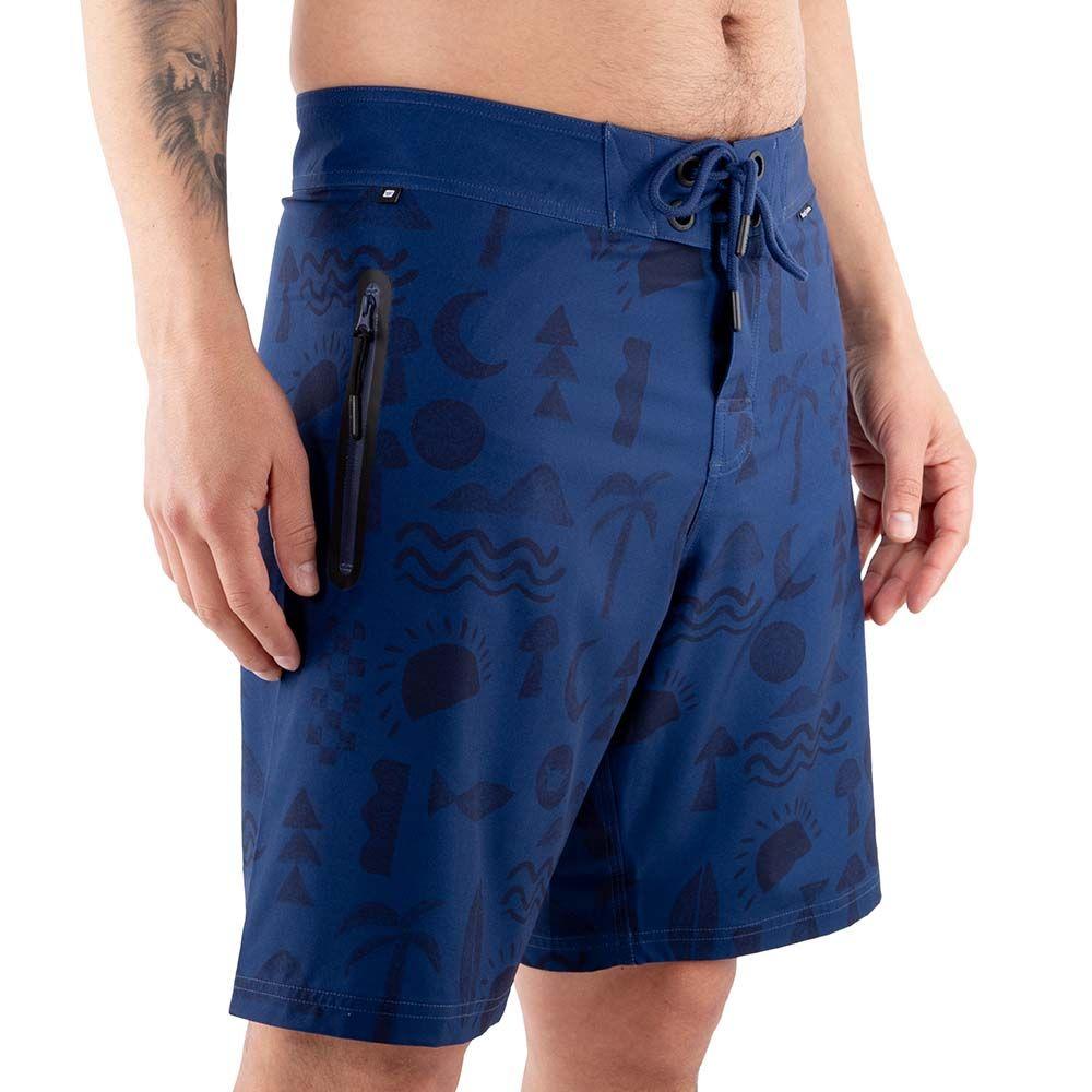 Traje De Baño Hombre Elements Azul Hang Loose-2