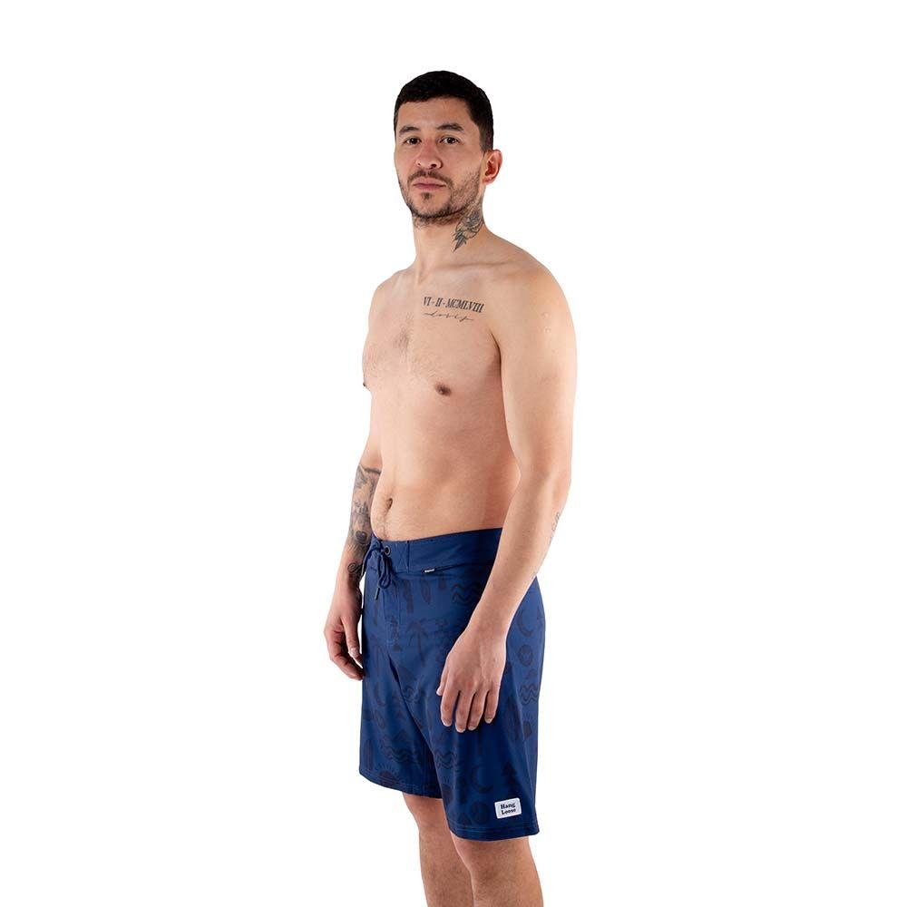 Traje De Baño Hombre Elements Azul Hang Loose-4