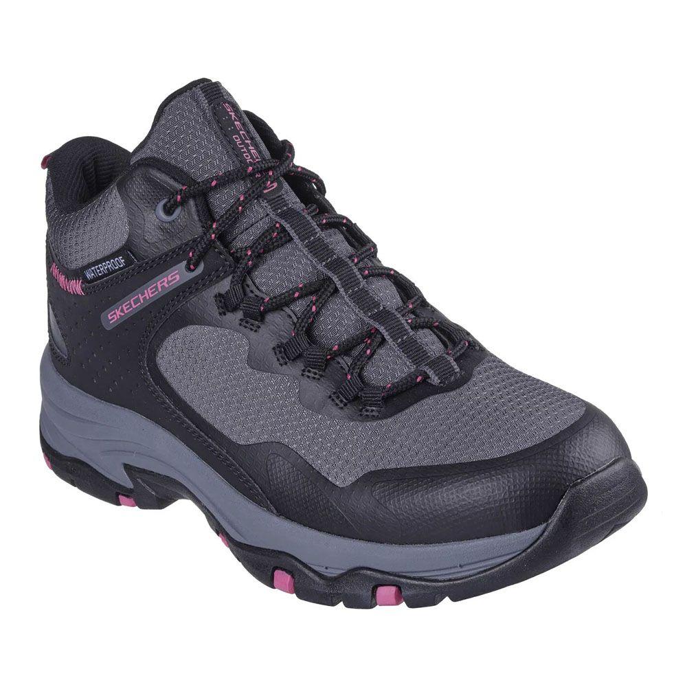 Zapatillas Outdoor Skechers Mujer Trego 180004-BKHP-3